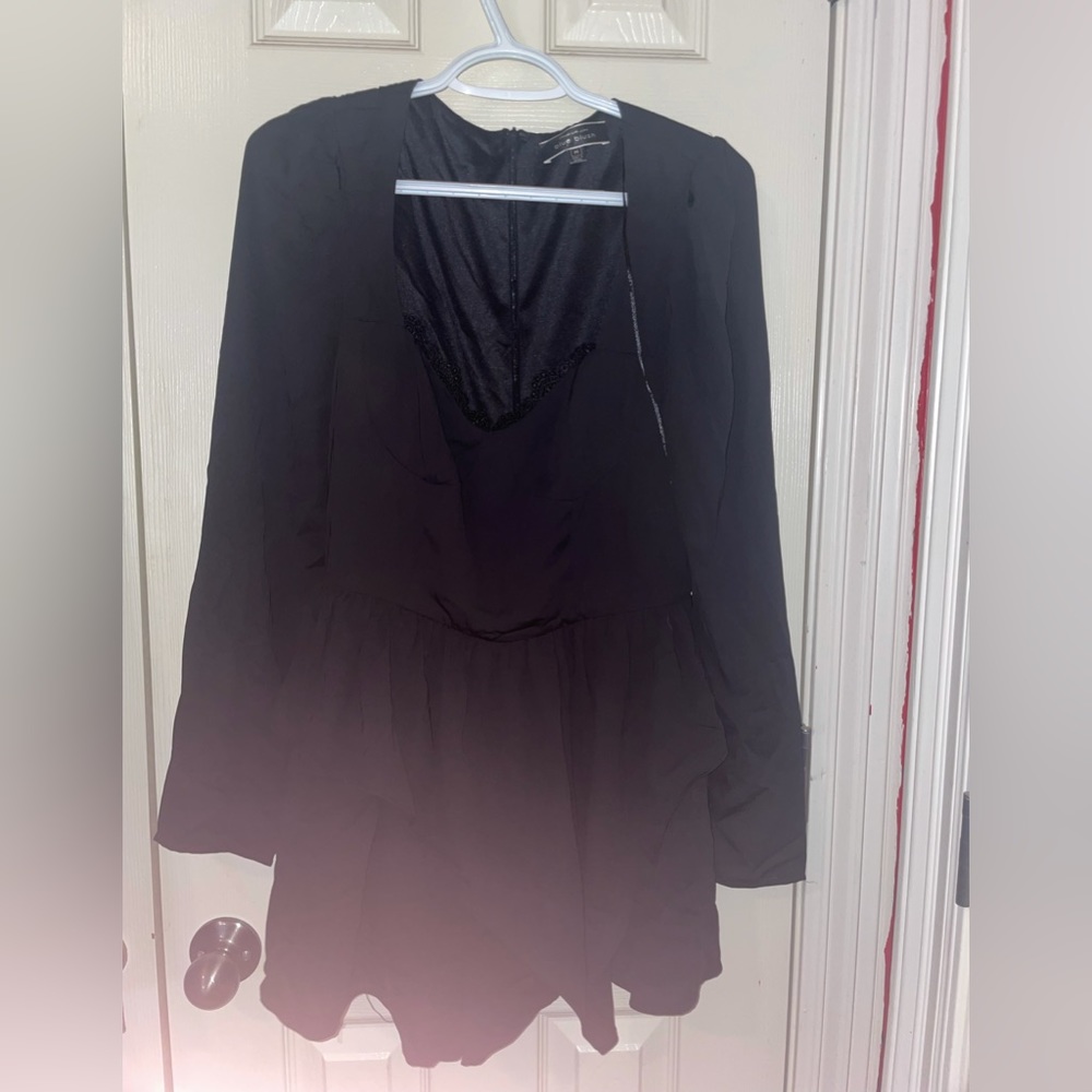 Black Blue Blush Romper
